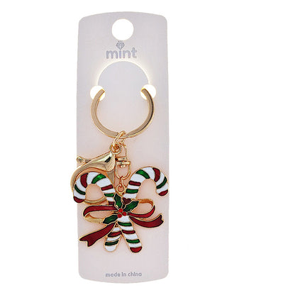 JK48708 - Christmas Candy Cane Keychain