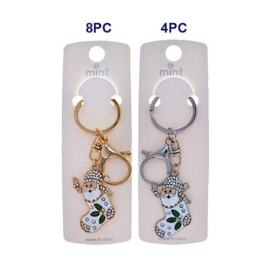 JK48718 - Christmas Santa Stocking Keychain