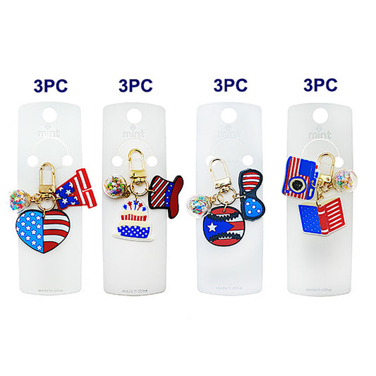 JK48893 - USA Charm Keychain
