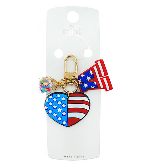 JK48893 - USA Charm Keychain
