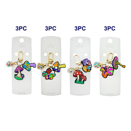 JK48894 - Psychedelic Mushroom Keychain
