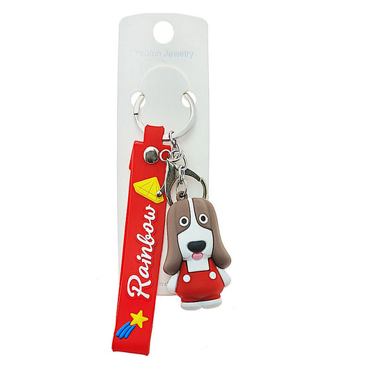 JK48907 - Dog Figurine Keychain