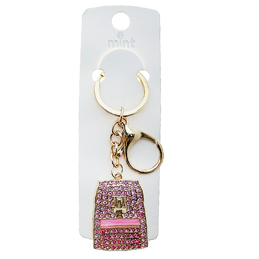 JK48946 - Rhinestone Backpack Keychain
