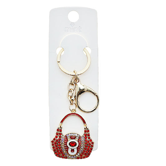 JK48947 - Rhinestone Mini Purse Keychain