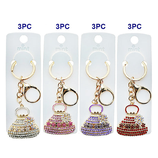 JK48951 - Rhinestone Mini Purse Keychain