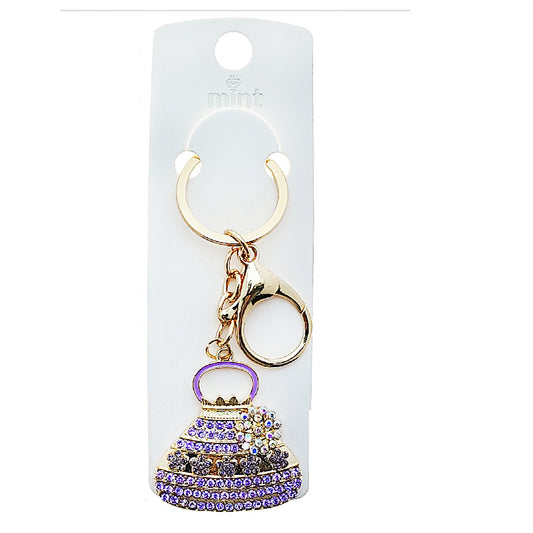 JK48951 - Rhinestone Mini Purse Keychain