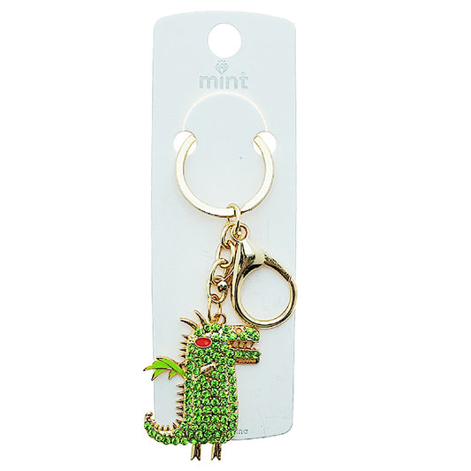 JK48971 - Rhinestone Dragon Keychain