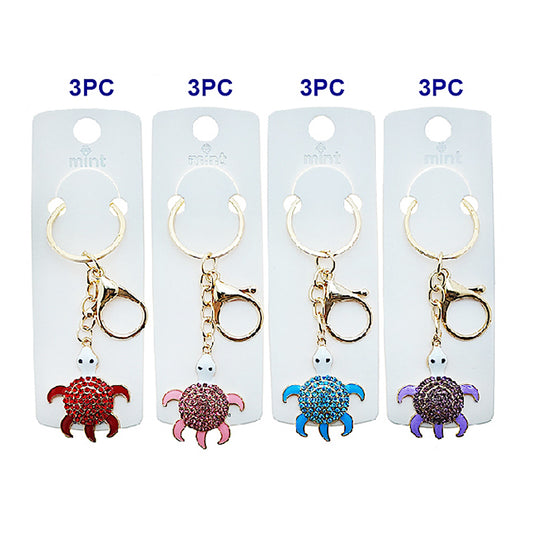 JK49019 - Enamel Turtle Keychain