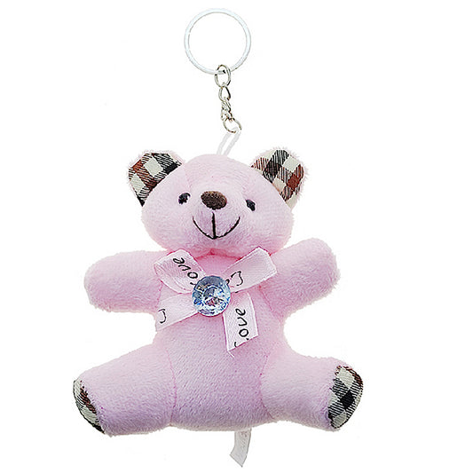 JK49569 - Teddy Bear Plushie Keychain
