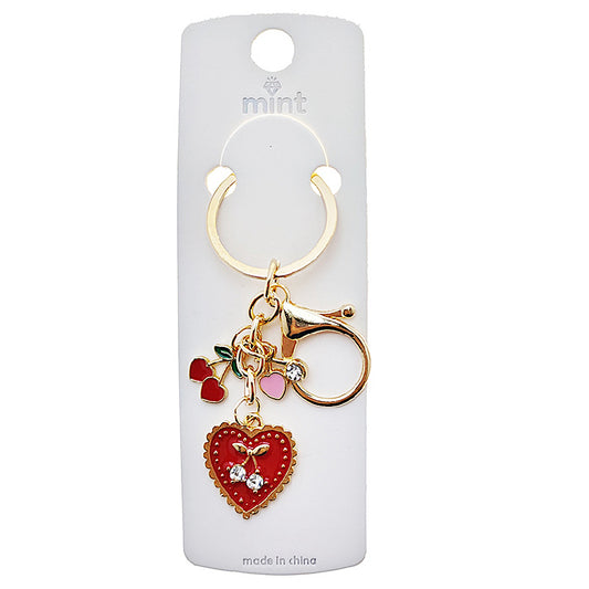 JK49712-1 - Cherry Charm Keychain