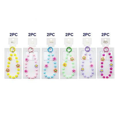 Handmade Flower Beaded Phone Charm Strap Keychain