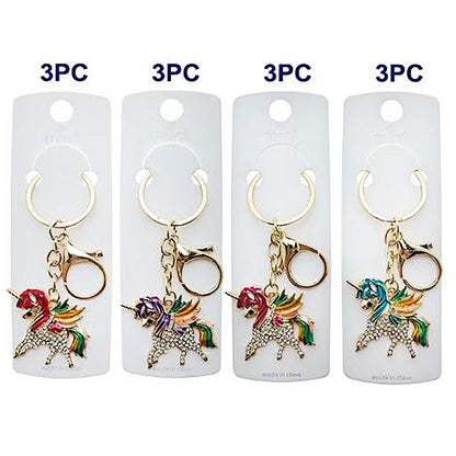 Rhinestone Pegasus Keychain
