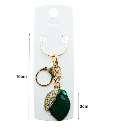 Enamel Citrus Fruit Keychain