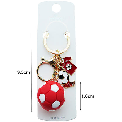 Soccer Ball Charm Keychain