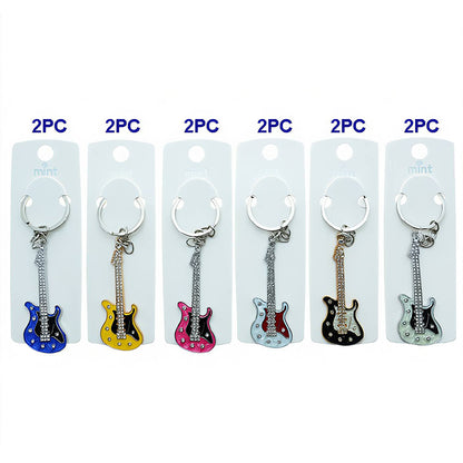 Electric Guitar Keychain