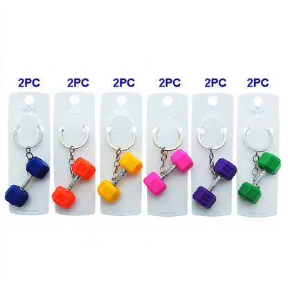 Dumbell Keychain
