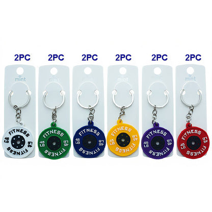 Weight Plate Keychain