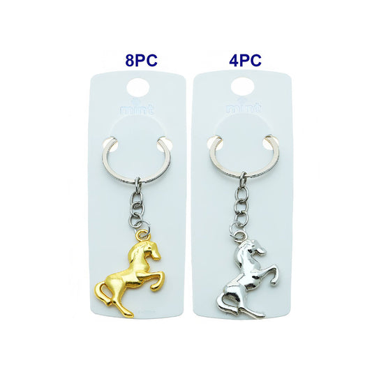 Rearing Horse Keychain