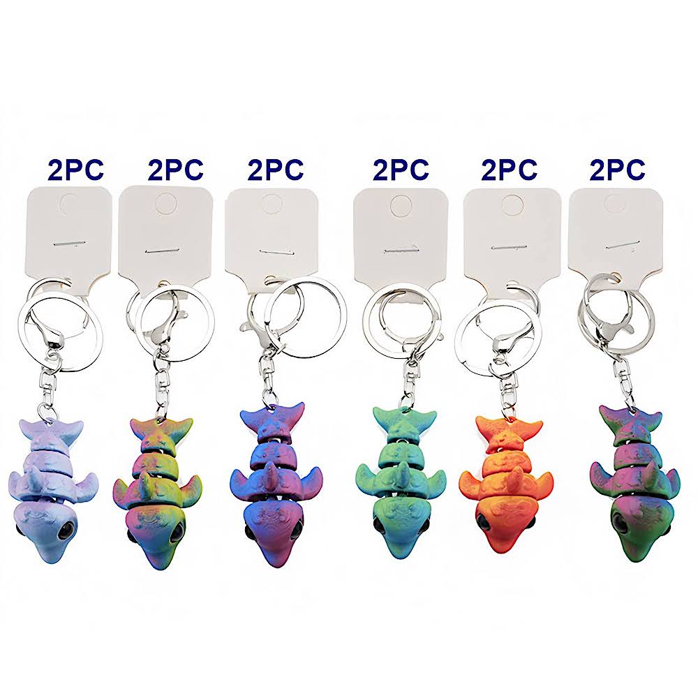 Fidget Sensory Dolphin Keychain