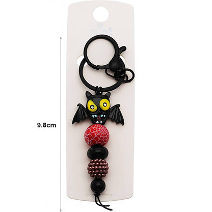 Halloween Bead Charm Keychain