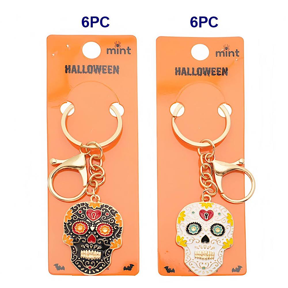 Day Of The Dead Calavera Keychain