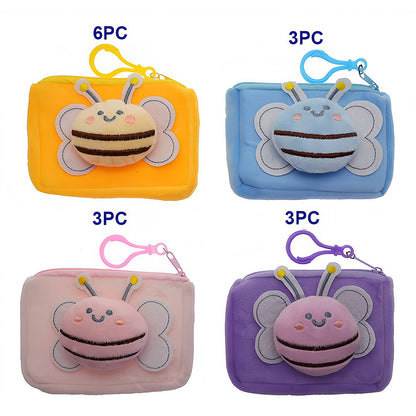 Chubby Honeybee Keychain Pouch