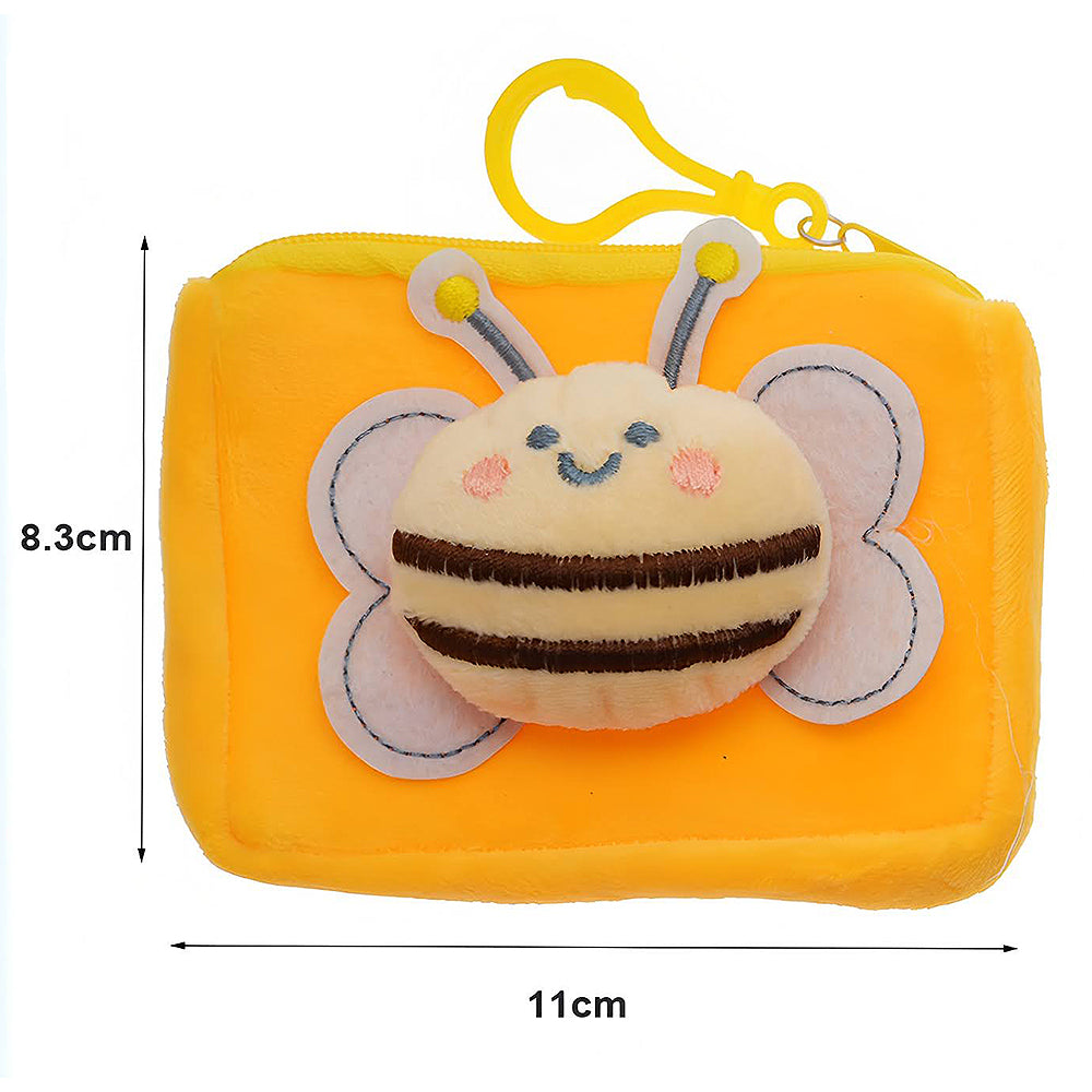 Chubby Honeybee Keychain Pouch
