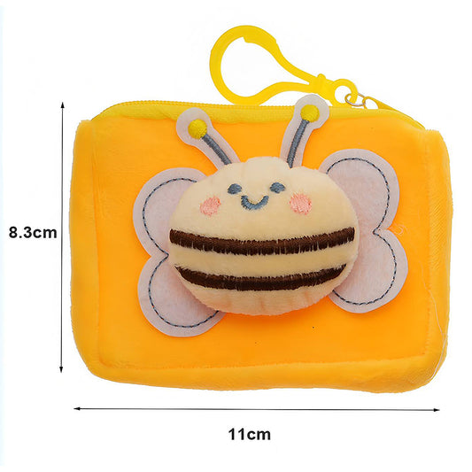 Chubby Honeybee Keychain Pouch