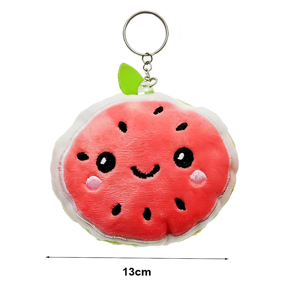 Cute Fruit Plushie Keychain
