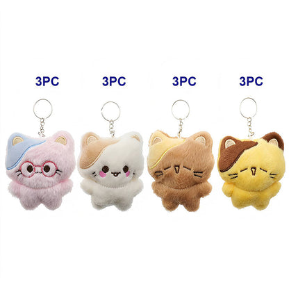 Cute Cat Plushie Keychain