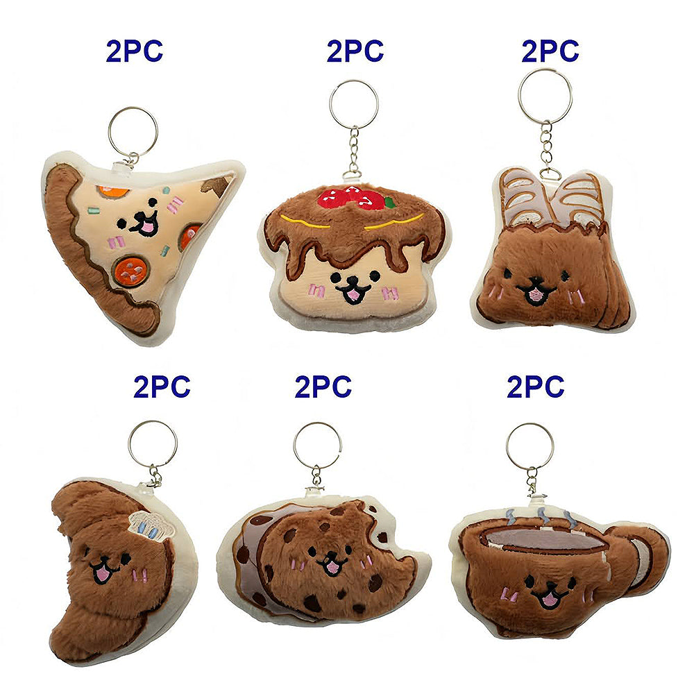 Cute Chocolate Food Plushie Keychain