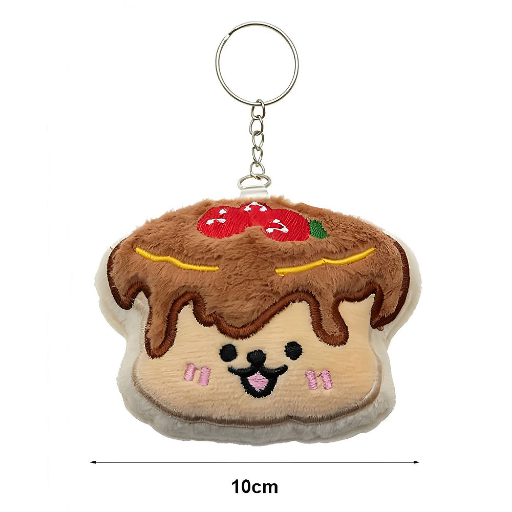 Cute Chocolate Food Plushie Keychain