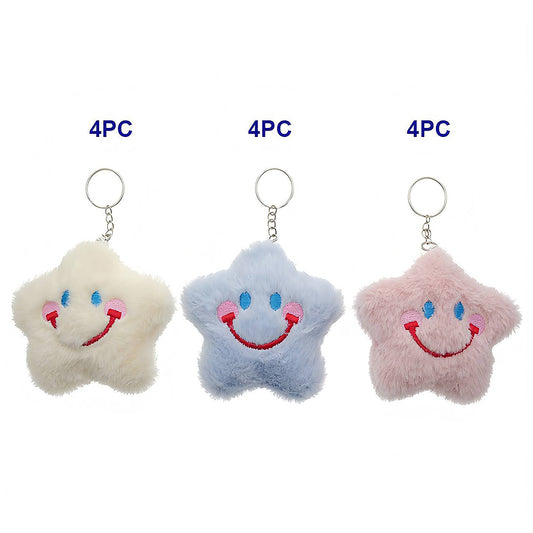 Cute Star Plushie Keychain