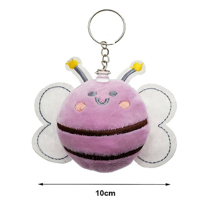 Cute Chubby Bumblebee Plushie Keychain