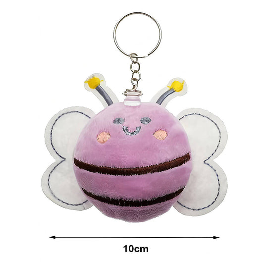 Cute Chubby Bumblebee Plushie Keychain