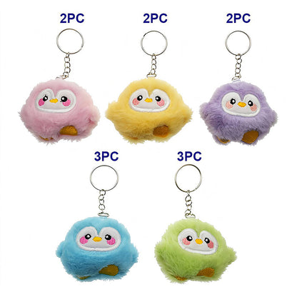 Cute Penguin Plushie Keychain