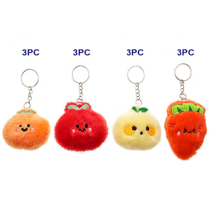 Cute Vegetables Plushie Keychain