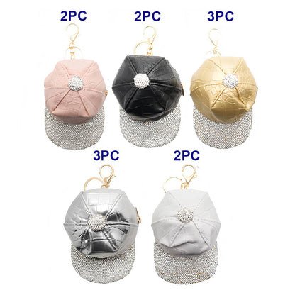 Rhinestone Hat Keychain