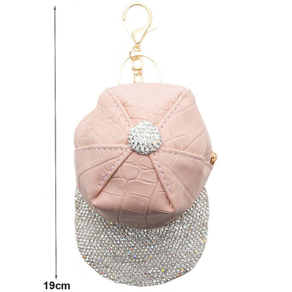 Rhinestone Hat Keychain