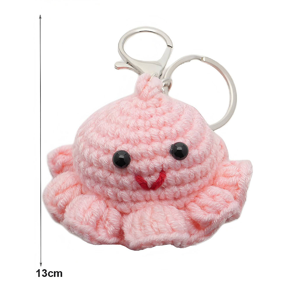 Crochet Octopus Keychain