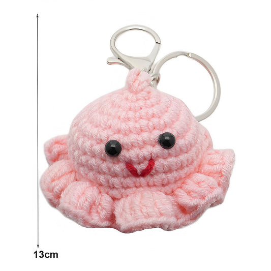Crochet Octopus Keychain