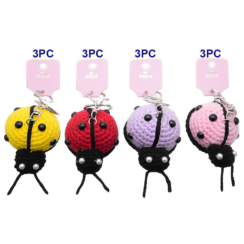 Crochet Ladybug Keychain