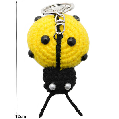 Crochet Ladybug Keychain