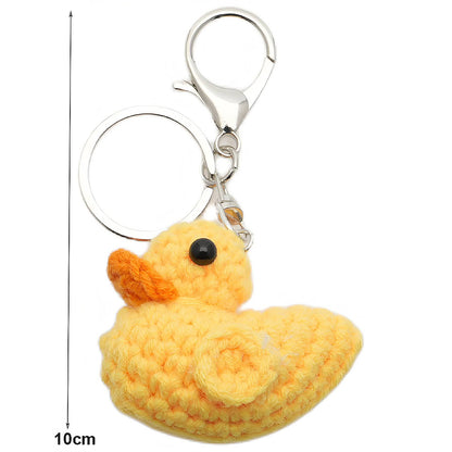Crochet Duckling Keychain