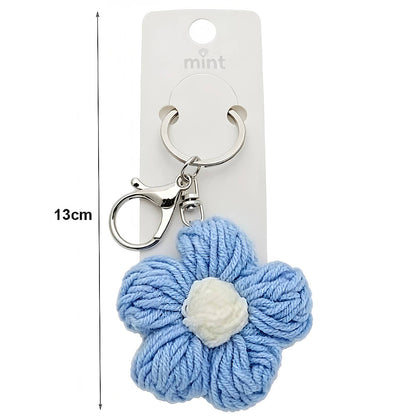 Crochet Flower Keychain
