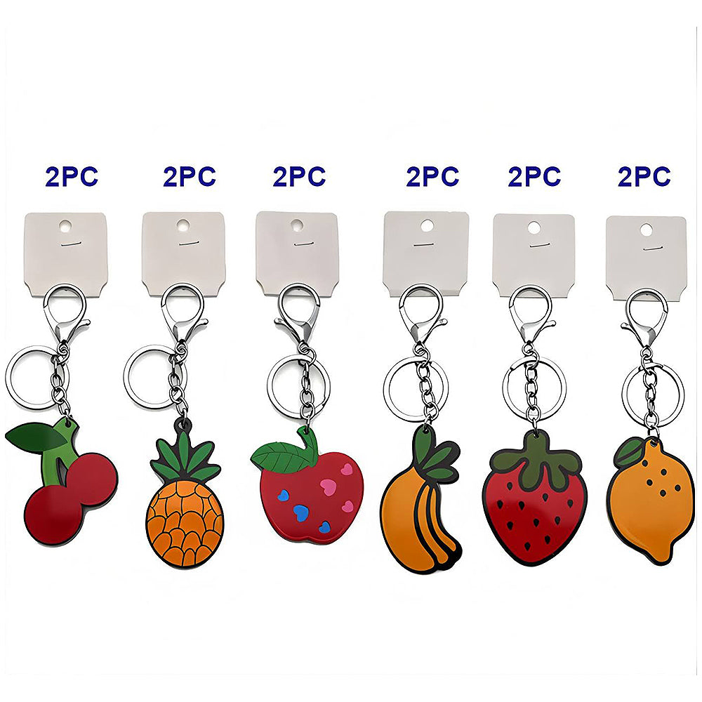 Assorted Fruits Keychain