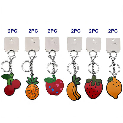 Assorted Fruits Keychain