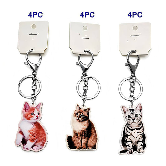 Assorted Kittens Keychain