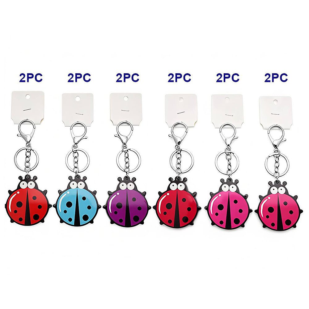 Wide-Eyed Lady Bug Keychain