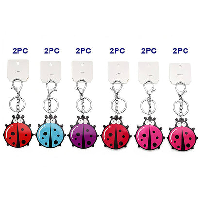 Wide-Eyed Lady Bug Keychain